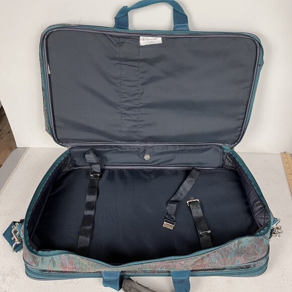 Vintage SAMSONITE PROFILE TAPESTRY (1992) Carry-On Weekender Multi Compartment - Picture 3 of 10